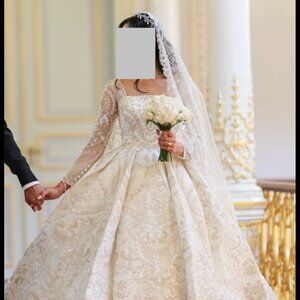 Wedding Dress and Matching Veil
